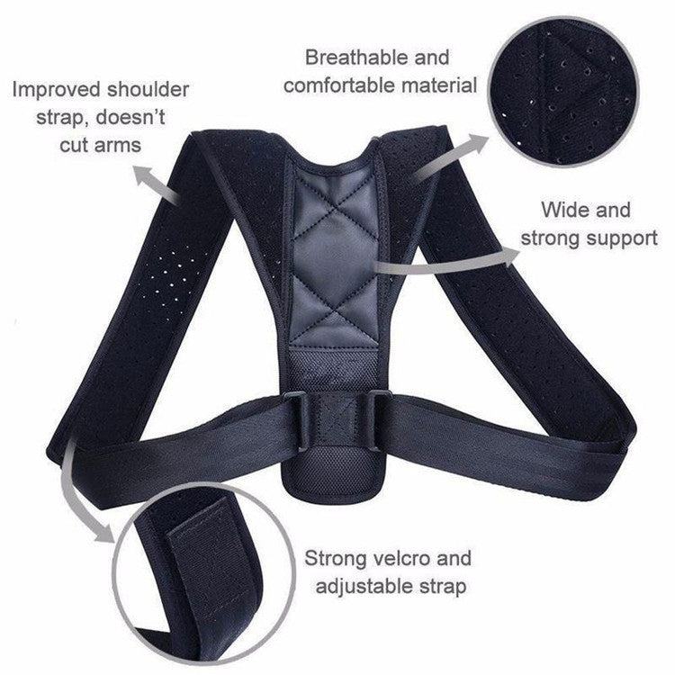 Correction Belt Male And Female Adult Children's Posture Correction Belt Myopia Back Invisible Belt Sitting Posture Corrector