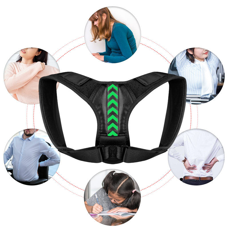 Back Posture With Adult Prevention Hunchback Open Shoulder Chest Pressure Sitting Adjustable Clavicle Fixation Corrector