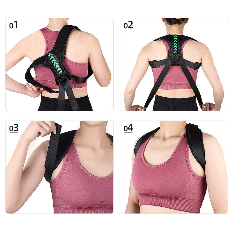 Back Posture With Adult Prevention Hunchback Open Shoulder Chest Pressure Sitting Adjustable Clavicle Fixation Corrector